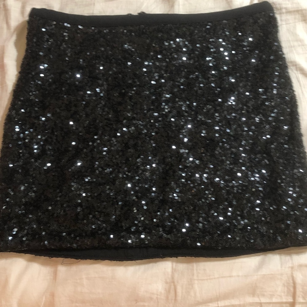 Sequin mini skirt